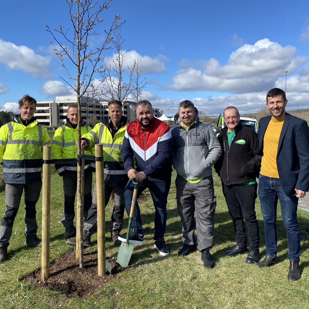 Proud to be part of the Lakeside North Harbour tree-planting initiative